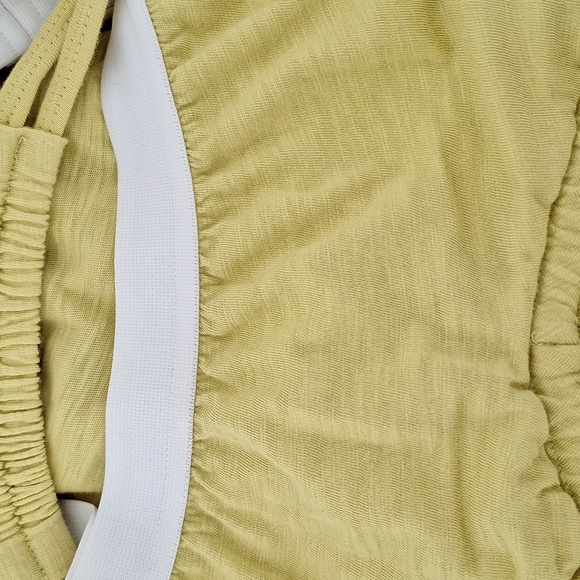 Athleta Women's Lime Green Cotton Modal Mini Dress with Shelf Bra szS - Picture 8 of 9